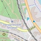 Restaurant auf Karte
