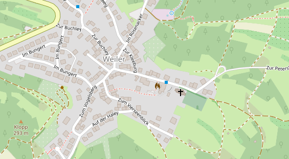 Restaurant auf Karte