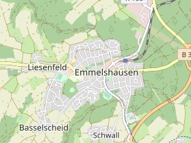 Restaurant auf Karte
