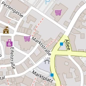 Restaurant auf Karte
