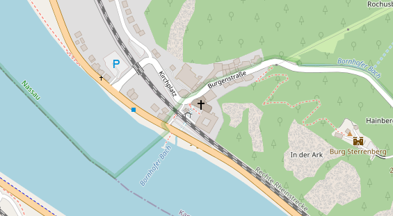 Restaurant auf Karte