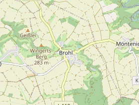 Restaurant auf Karte