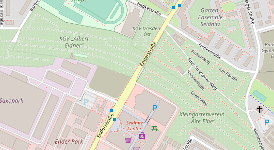 Restaurant auf Karte