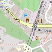 Restaurant auf Karte