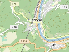 Restaurant auf Karte