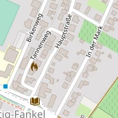 Restaurant auf Karte