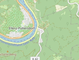 Restaurant auf Karte