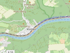 Restaurant auf Karte