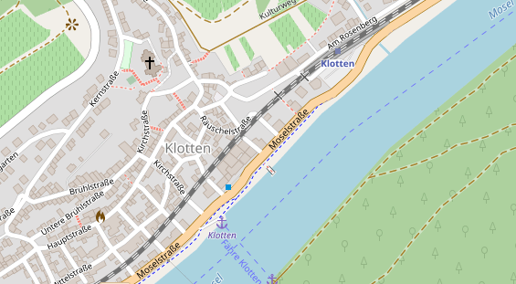 Restaurant auf Karte