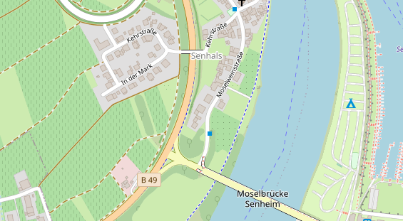 Restaurant auf Karte