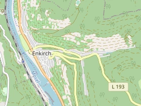 Restaurant auf Karte