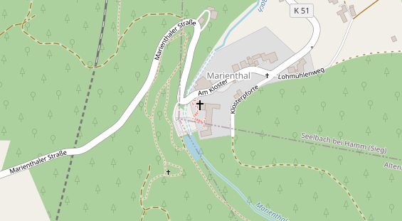 Restaurant auf Karte