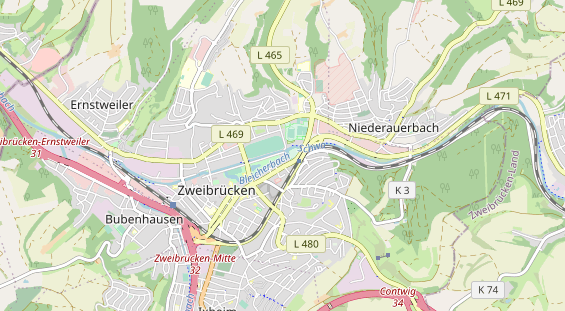 Restaurant auf Karte