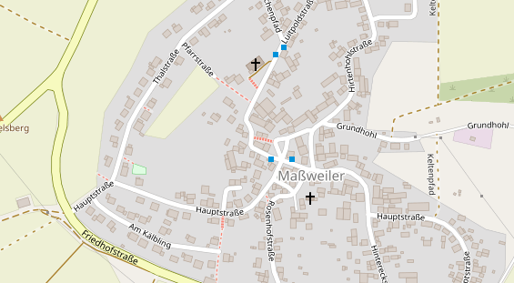 Restaurant auf Karte