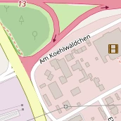 Restaurant auf Karte