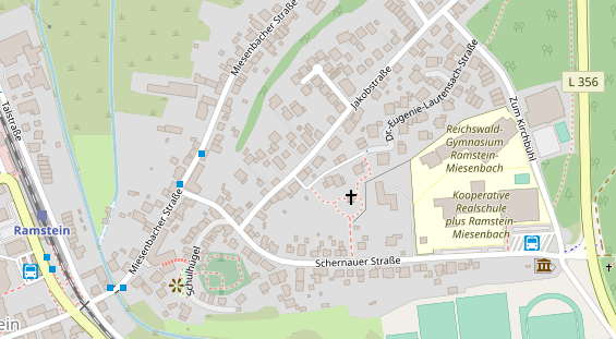 Restaurant auf Karte