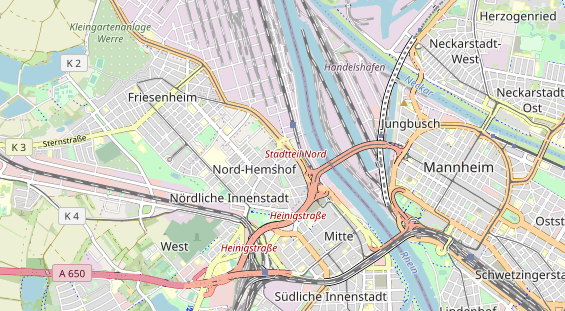 Restaurant auf Karte