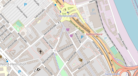 Restaurant auf Karte