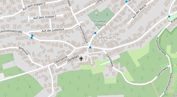 Restaurant auf Karte