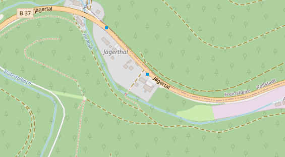 Restaurant auf Karte