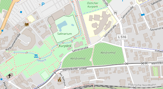 Restaurant auf Karte