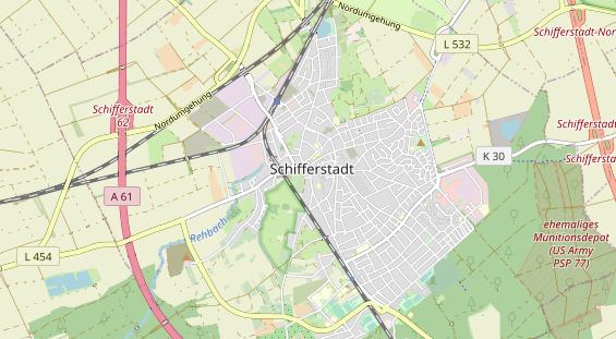 Restaurant auf Karte