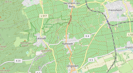 Restaurant auf Karte