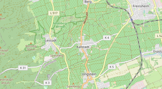 Restaurant auf Karte