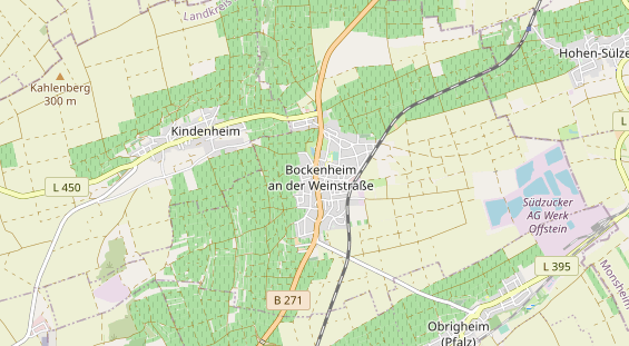 Restaurant auf Karte