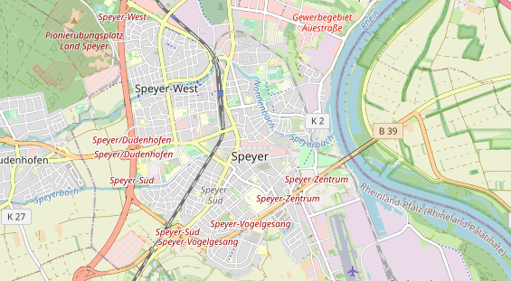 Restaurant auf Karte