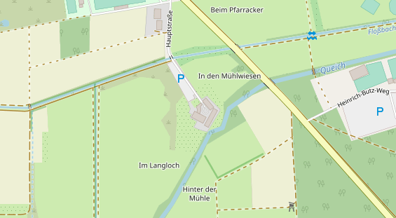 Restaurant auf Karte