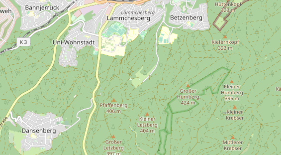 Restaurant auf Karte