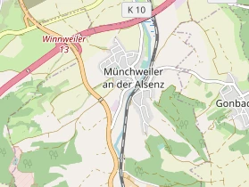 Restaurant auf Karte