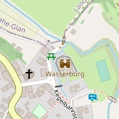 Restaurant auf Karte