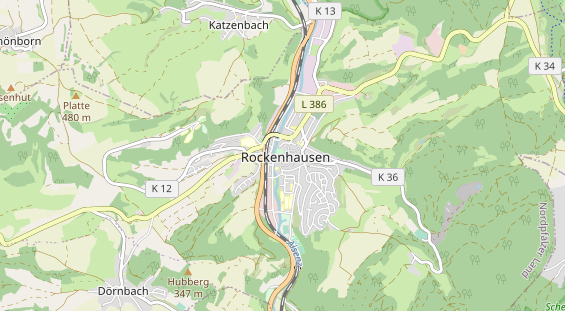 Restaurant auf Karte
