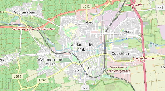 Restaurant auf Karte