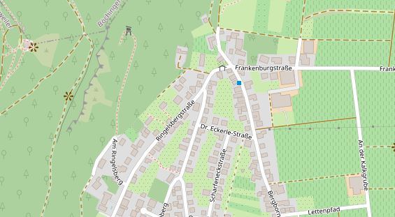 Restaurant auf Karte