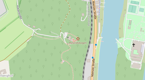 Restaurant auf Karte