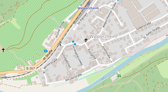 Restaurant auf Karte