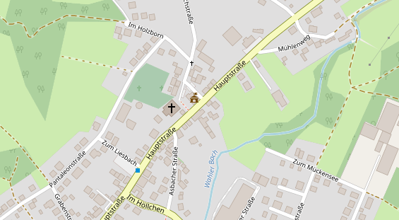 Restaurant auf Karte