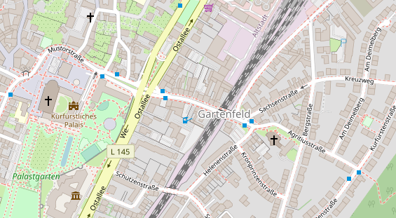 Restaurant auf Karte