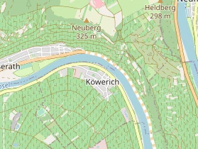 Restaurant auf Karte