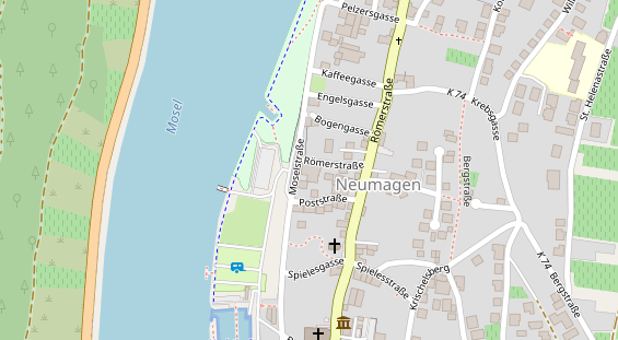 Restaurant auf Karte