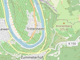 Restaurant auf Karte