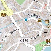 Restaurant auf Karte