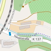 Restaurant auf Karte