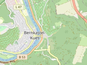 Restaurant auf Karte