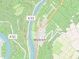 Restaurant auf Karte