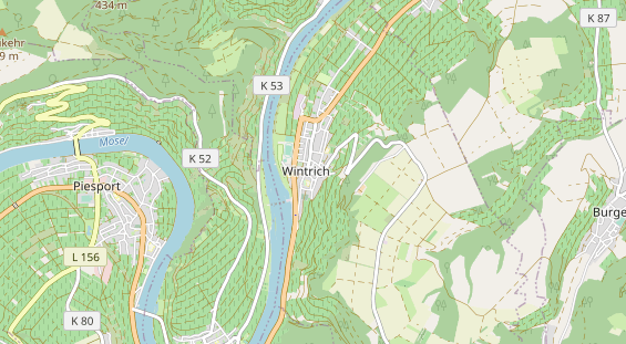 Restaurant auf Karte