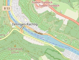 Restaurant auf Karte
